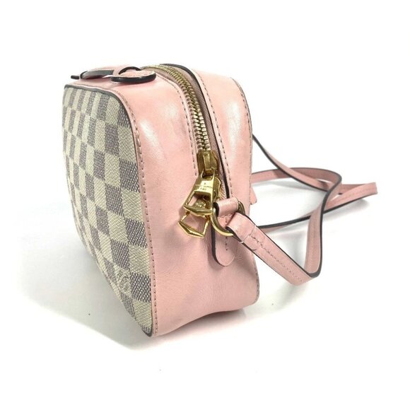 LOUIS VUITTON N40155 Damier Azur Saintonge Pochette with Tassel Shoulder Bag - Picture 13 of 16